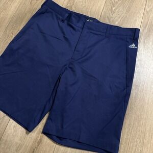 Adidas Men's Performance Golf Shorts Blue Lightweight Size 36 9" Preowned